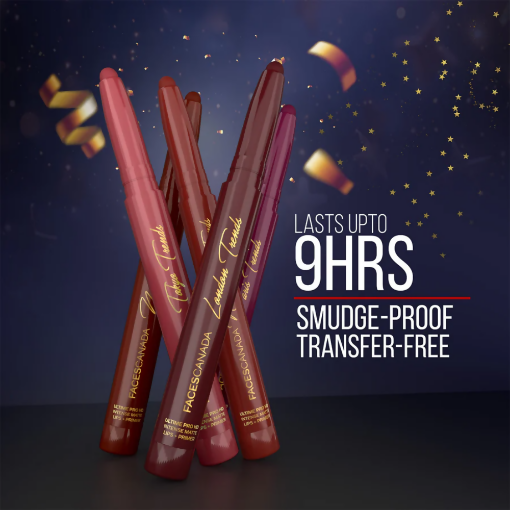 Faces Canada Ultime Pro HD Intense Matte Lips + Primer - Paparazzi N07 - Distacart