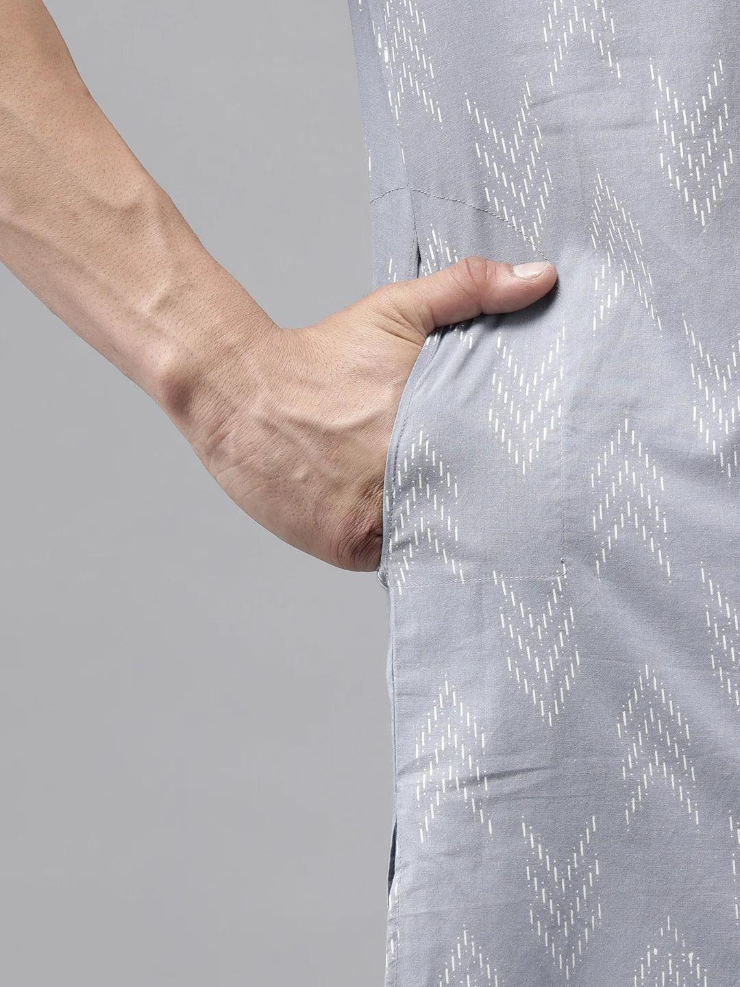 Fabmade Pure Cotton Pathani Kurta Pyjama For The Modern Man