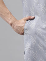 Thumbnail for Fabmade Pure Cotton Pathani Kurta Pyjama For The Modern Man
