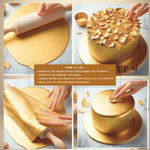 Thumbnail for confect champagne gold sugar paste br b 250 gms b