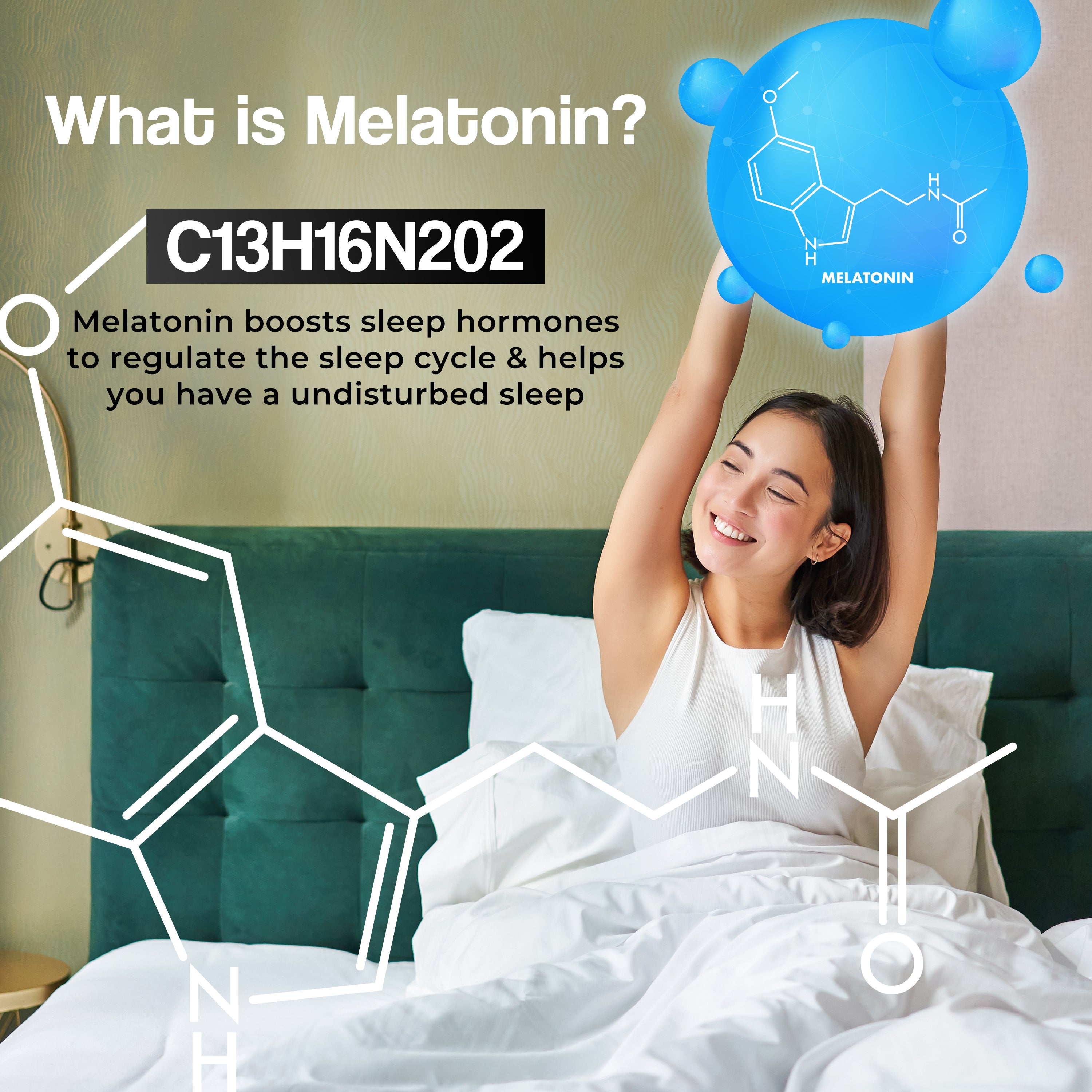 Health Veda Organics Melatonin Sleep & Relaxation Capsules - Distacart