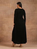 Thumbnail for trueBrowns Black Velvet Dress - Distacart