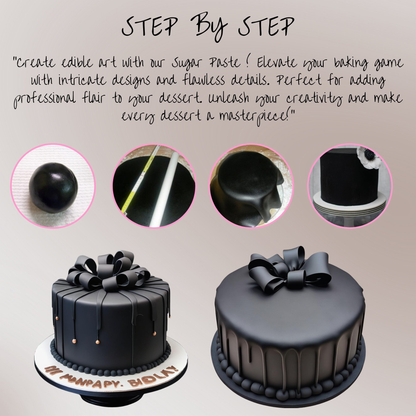 confect black sugarpaste br b 1 kg b