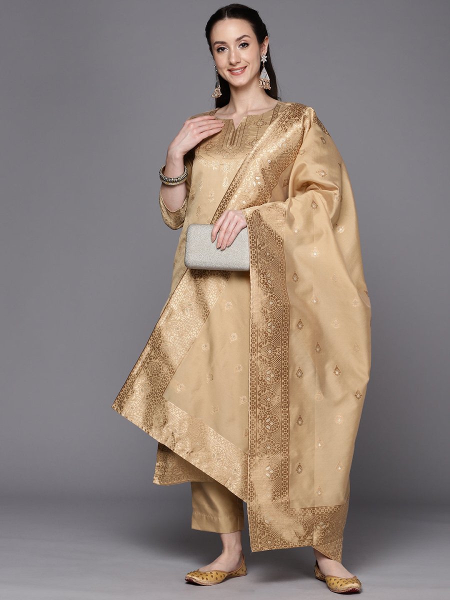 Ahalyaa Woven Design Ethnic Motifs Unstitched Dress Material - Distacart