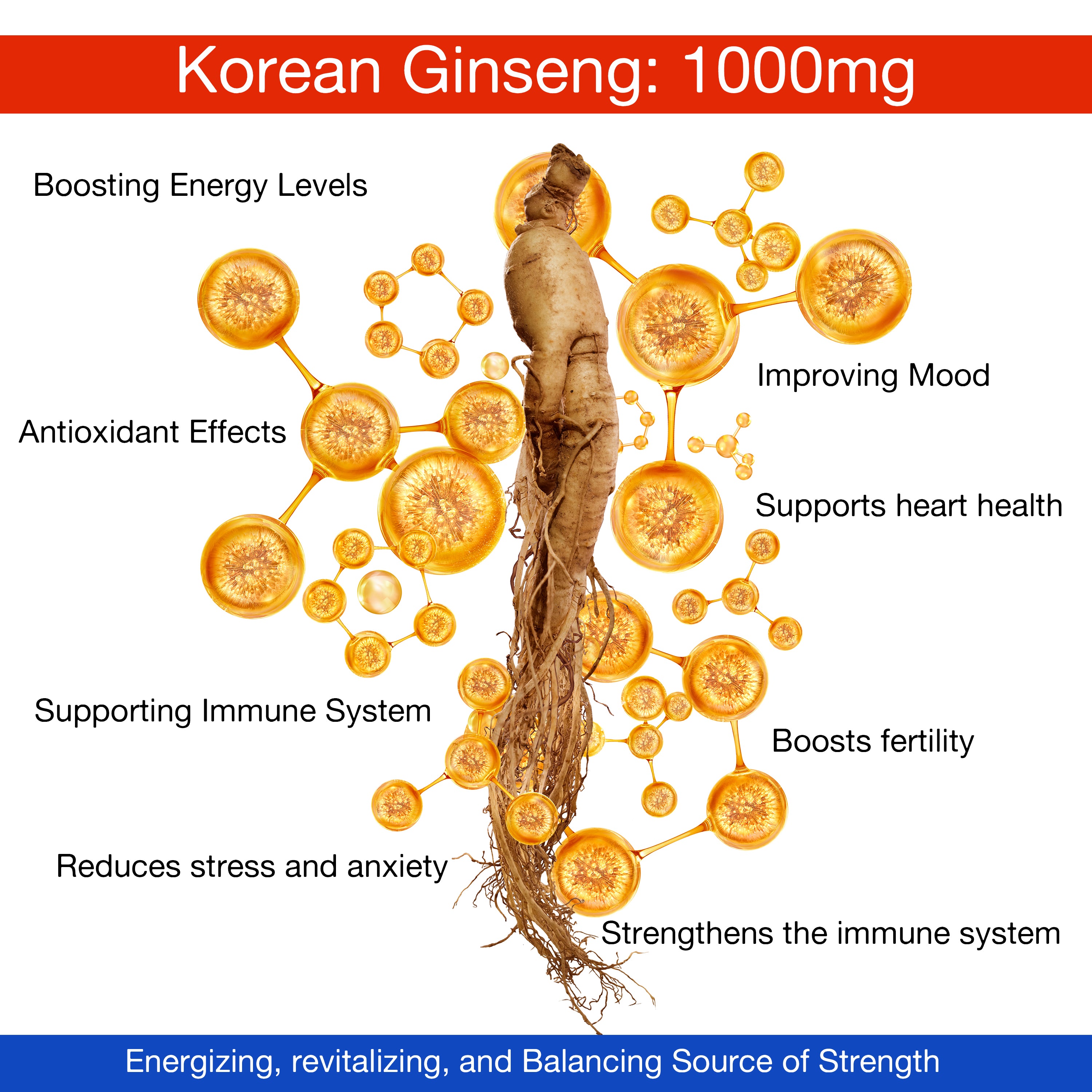 Health Veda Organics Plant Based Korean Red Ginseng Capsules - Distacart