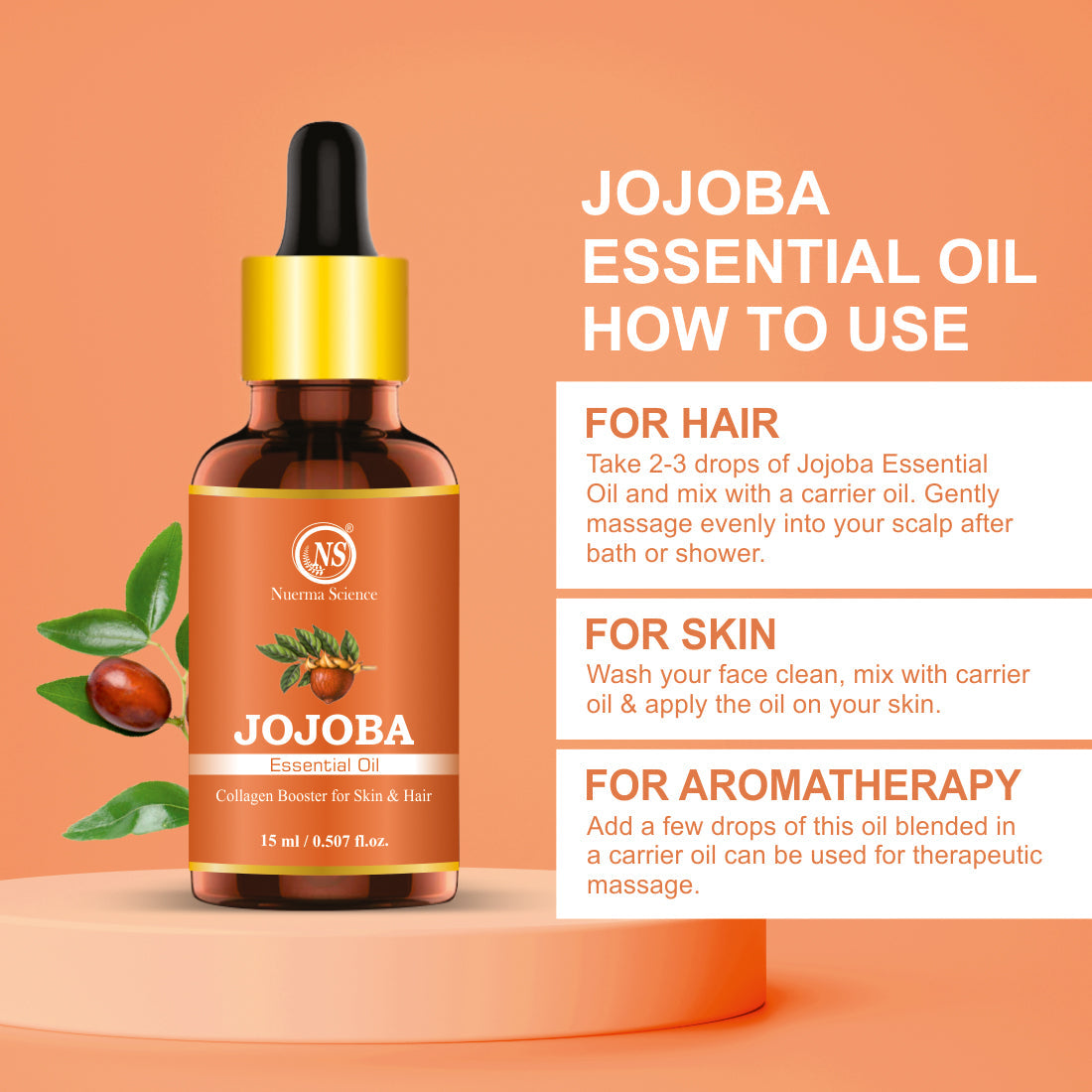 Nuerma Science Jojoba Essential Oil
