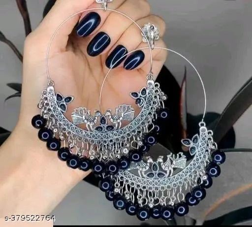 Tehzeeb Creations Women's Silver Colour Combo Pack Of 2 Earring - Distacart