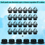 Thumbnail for confect boys baby shower sprinkles baby blue sprinkles for cake cupcake decorating pack of 5 baby shower 27