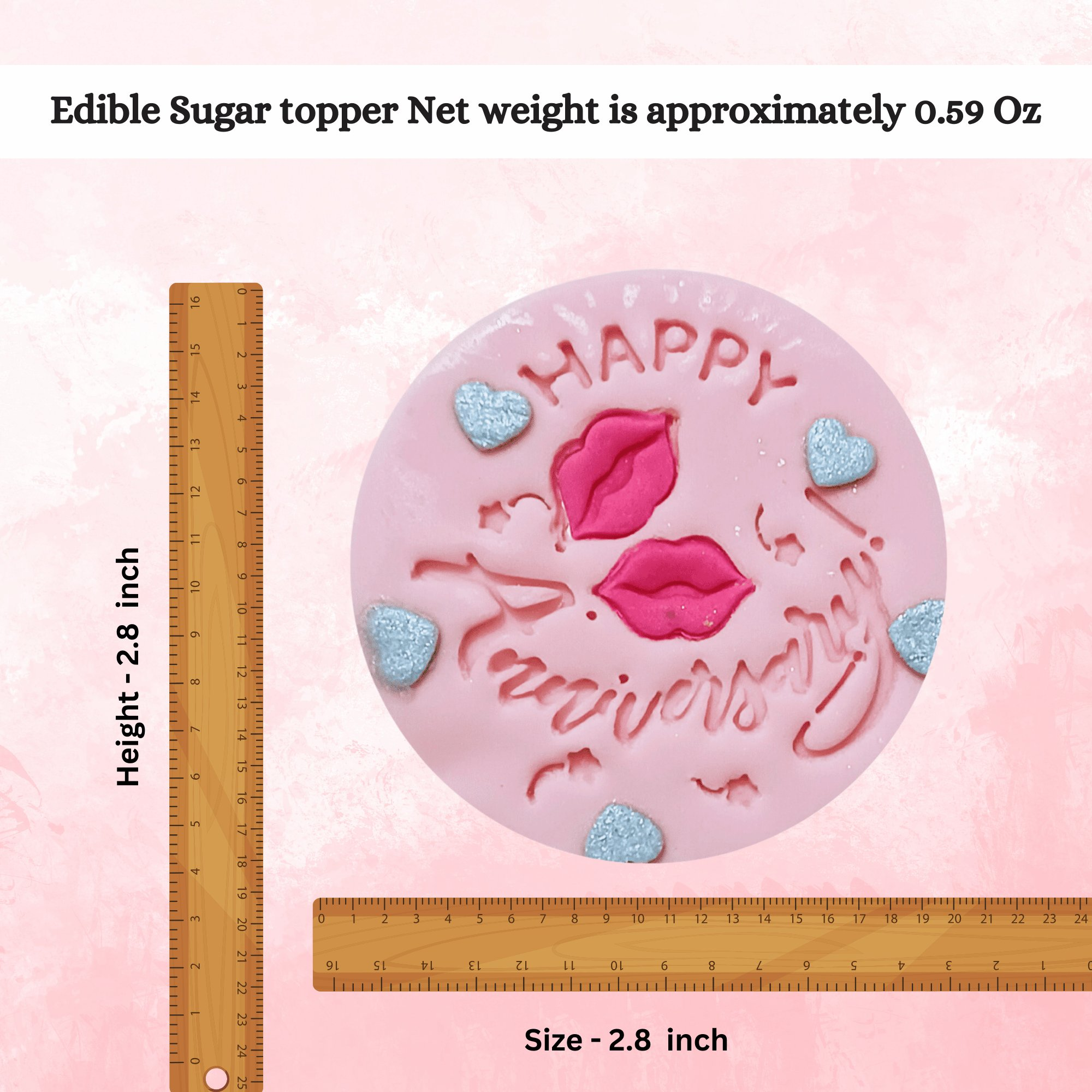 confect celebration toppers for cakes cupcakes cake decorations supplies 100gms ct 03