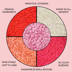 Thumbnail for valentine sprinkles 05 edible decoration for baking dessert 100g