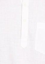 Thumbnail for Fabmade Ivory Ease Linen Short Kurta Co-Ord Set - Distacart