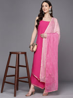 Thumbnail for Ahalyaa Gotta Patti Kurta With Palazzos & Dupatta - Distacart