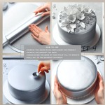 Thumbnail for confect shimmering silver sugar paste br b 900 gms b
