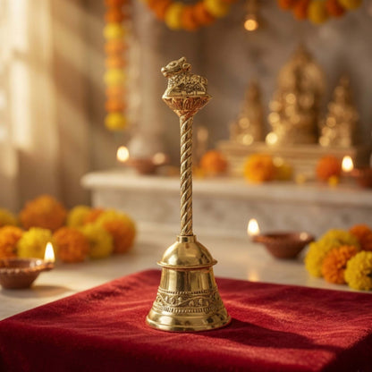 brass nandi bell