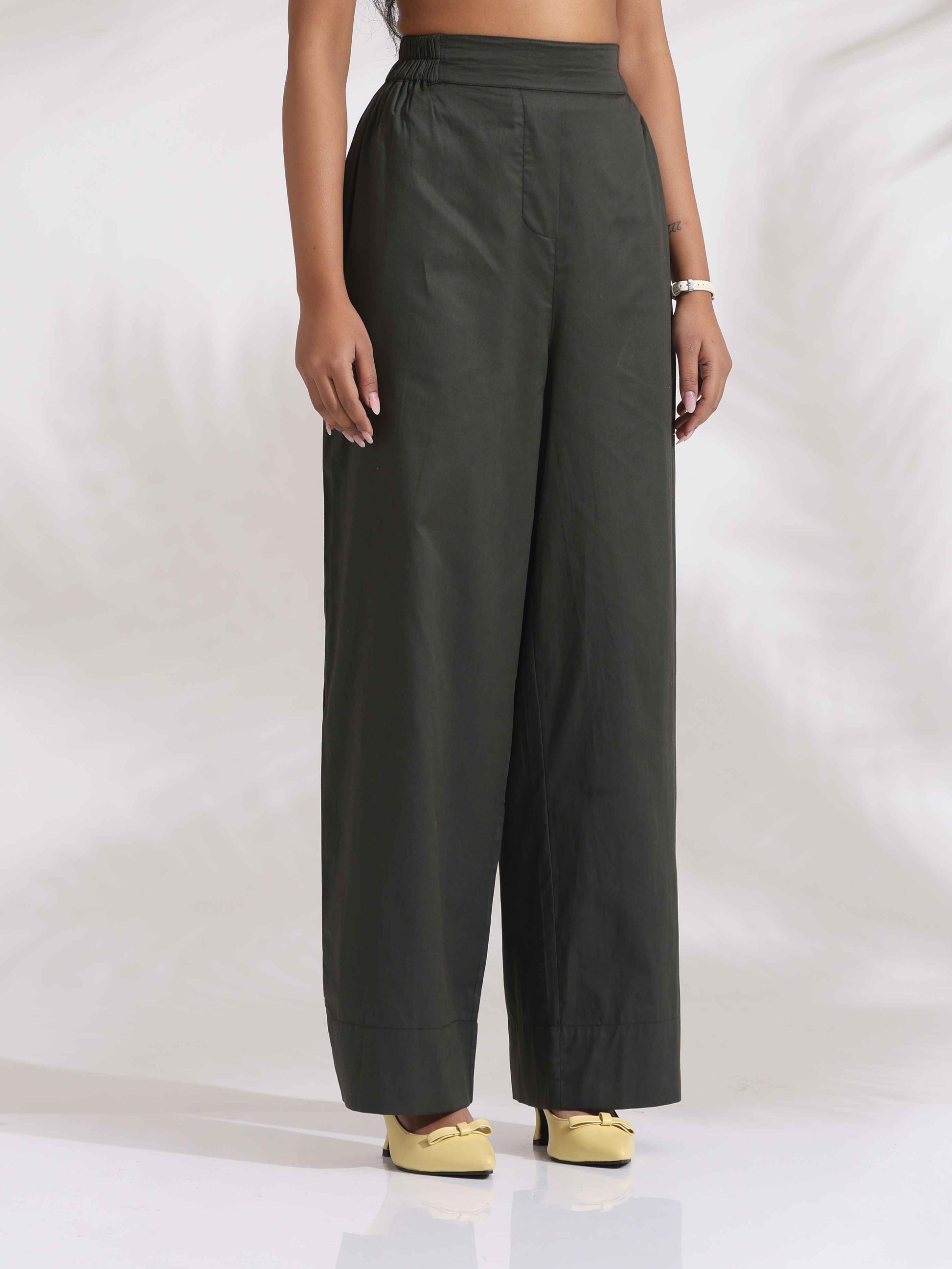trueBrowns Off-White Cotton Stripe Jacket Top Co-ord Set - Distacart