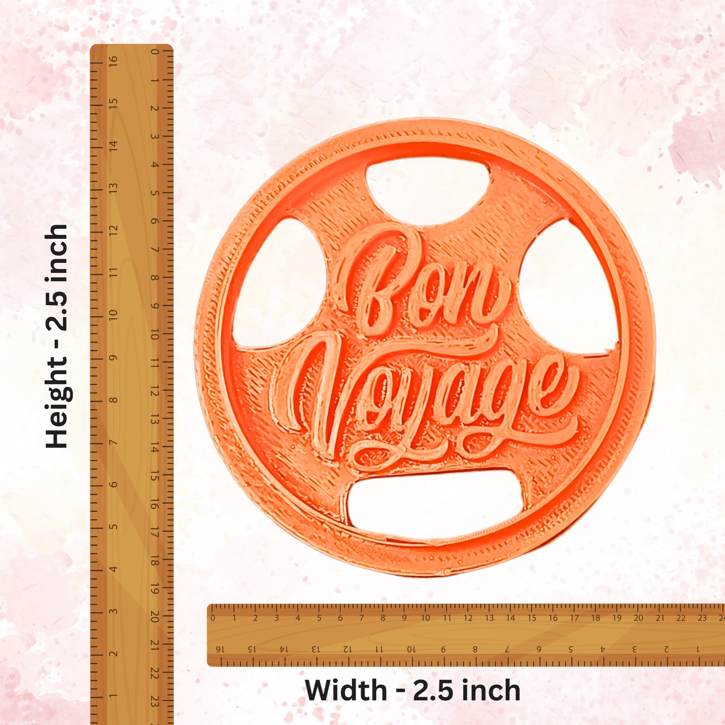 confect toppers cutters congratulations topper cutter bon voyage
