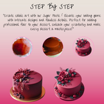 Thumbnail for confect burgundy sugarpaste br b 250 gms b