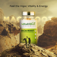 Thumbnail for Health Veda Organics Maca Root Capsules - Distacart