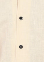 Thumbnail for Fabmade Beige Bloom Embroidered Resort Shirt - Distacart
