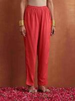 Thumbnail for trueBrowns Beige Print Kurta Co-ord Set