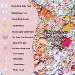 Thumbnail for confect girls baby shower sprinkles edible sprinkles mix heart teddy baby feed bottle baby feet sprinkles pack of 5 baby shower 18
