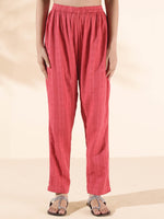 Thumbnail for trueBrowns Pink Cotton Dobby Co-ord Set - Distacart