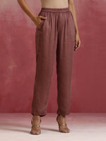 Thumbnail for trueBrowns Brown Modal Anarkali Kurta Set