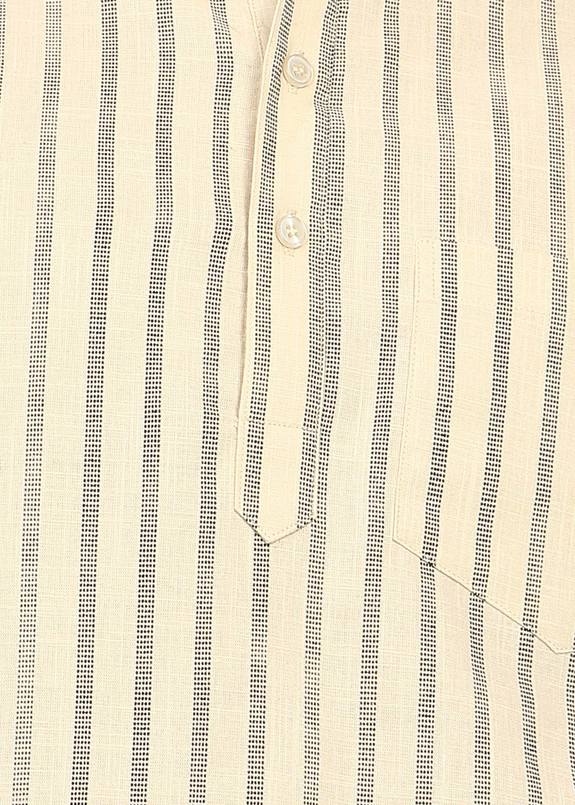 Fabmade Sandline Stripe Linen Co-Ord Set - Distacart