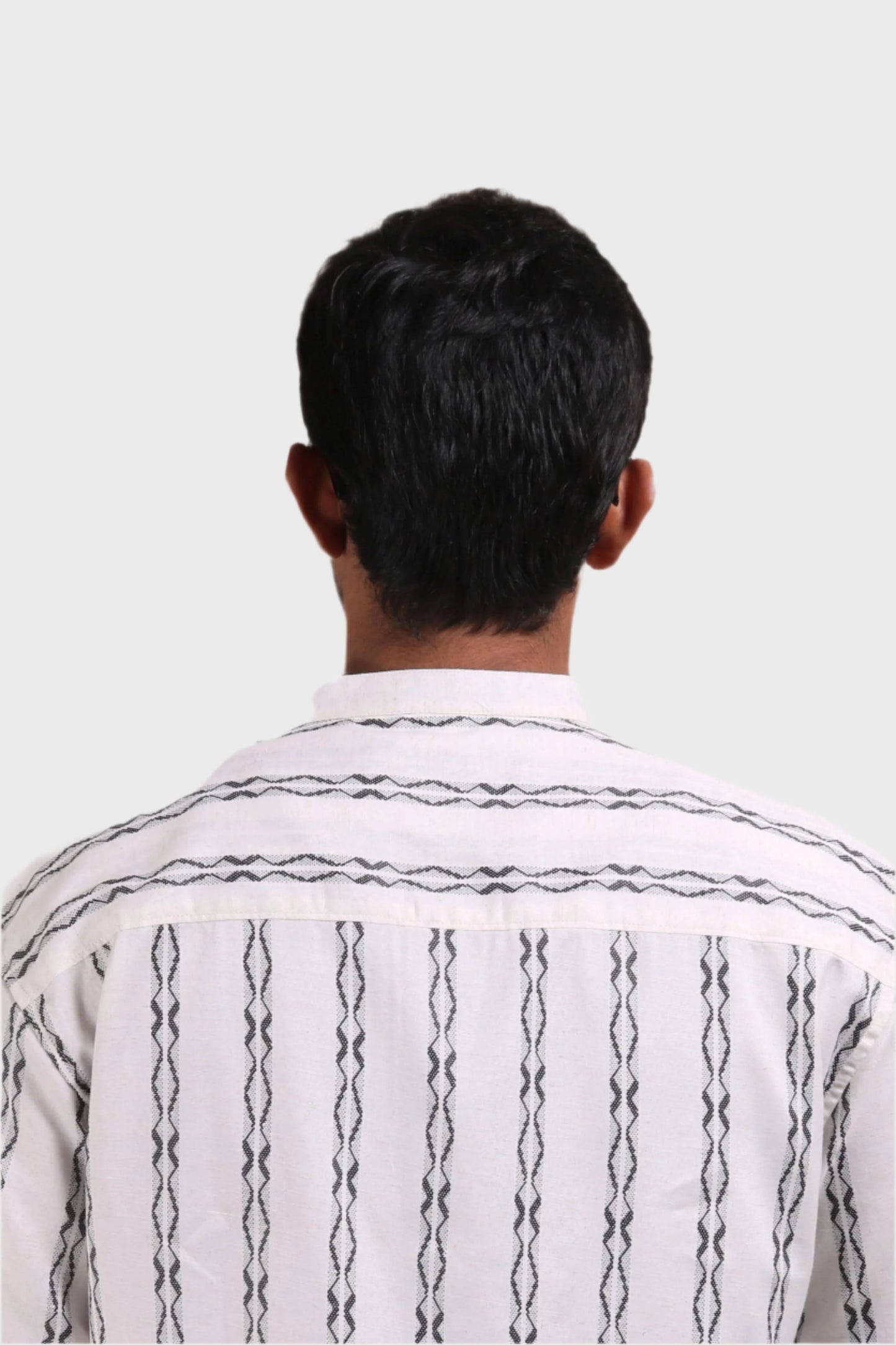 Xkind White Stripes Regular Fit Shirt - Distacart