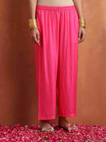 Thumbnail for trueBrowns Orange Print Kurta Co-ord Set