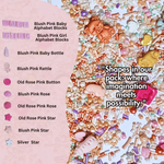 Thumbnail for confect girls baby shower sprinkles edible sprinkles pack of 5 baby shower 14