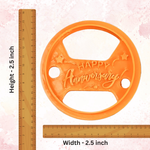 Thumbnail for confect toppers cutters congratulations topper cutter cake cupcake decorating supplies happy anniversary