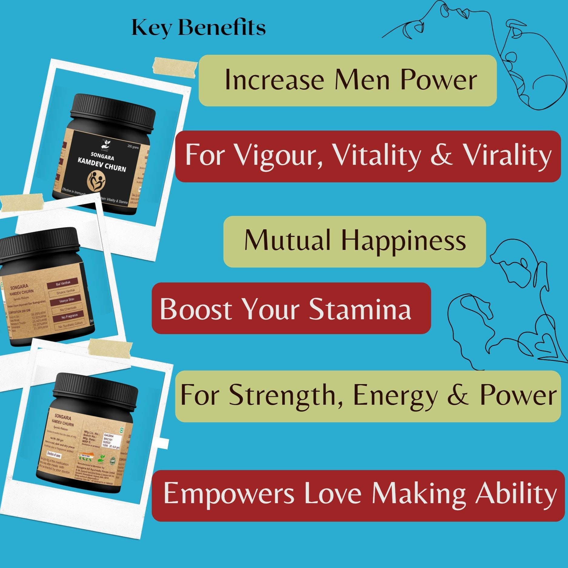 Songara Kamdev Churna | Men Wellness - Dista