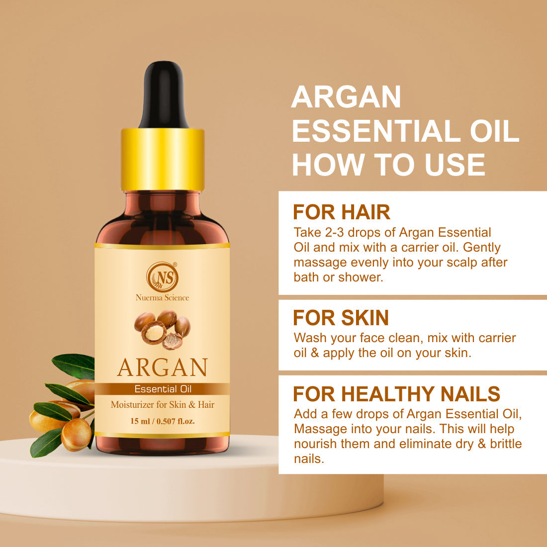 Nuerma Science Argan Essential Oil