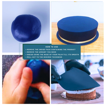 confect nightsky navy sugarpaste br b 250 gms b