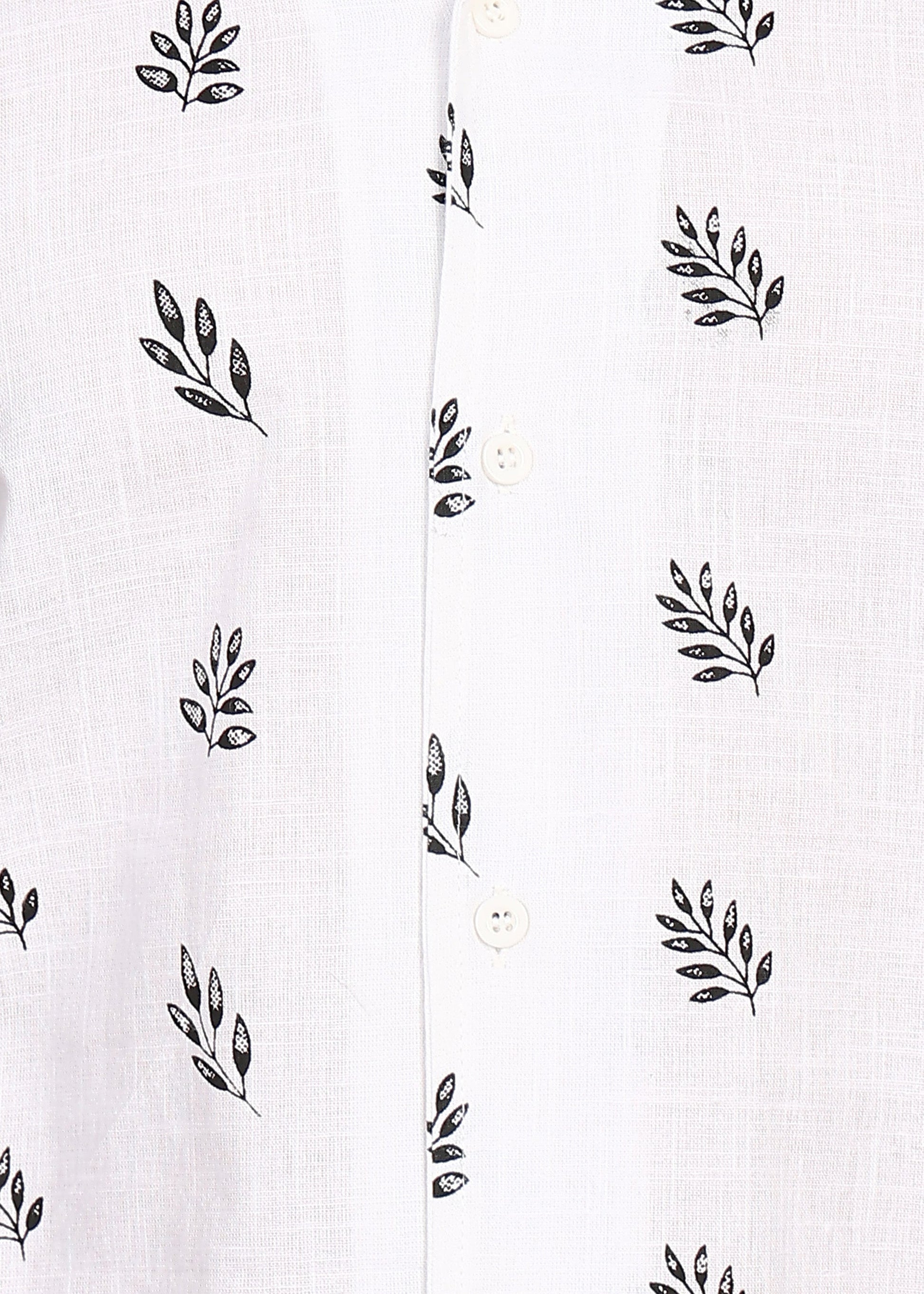 Fabmade Leaf Whisper Linen Co-Ord Set - Distacart