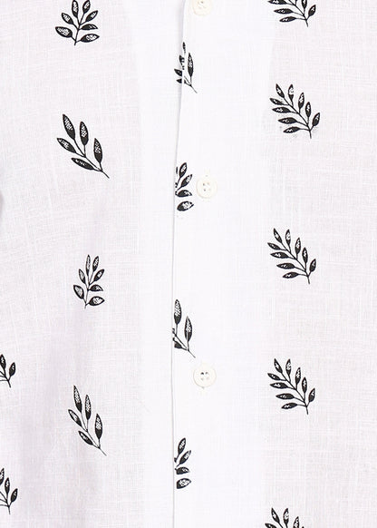 Fabmade Leaf Whisper Linen Co-Ord Set - Distacart