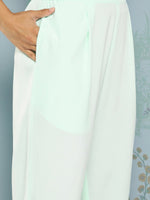 Thumbnail for Ahalyaa Floral Printed Empire Kurta With Trousers - Distacart