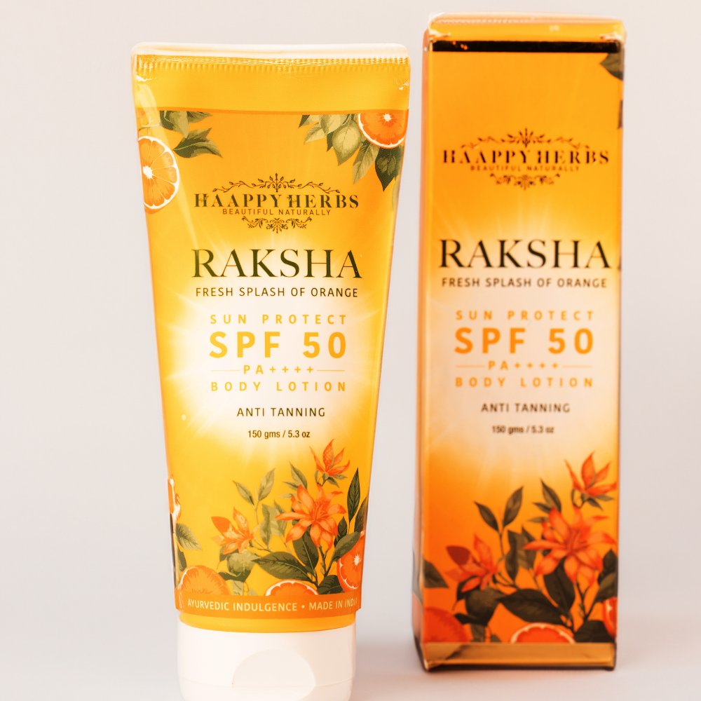 Haappyherbs Raksha Spf 50 Sun Protect Body Lotion - Distacart