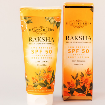 Haappyherbs Raksha Spf 50 Sun Protect Body Lotion - Distacart