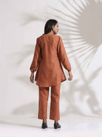 Thumbnail for trueBrowns Rust Slub Co-ord Set