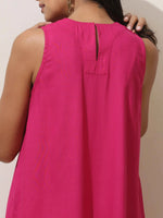 Thumbnail for trueBrowns Pink Viscose Co-ord Set