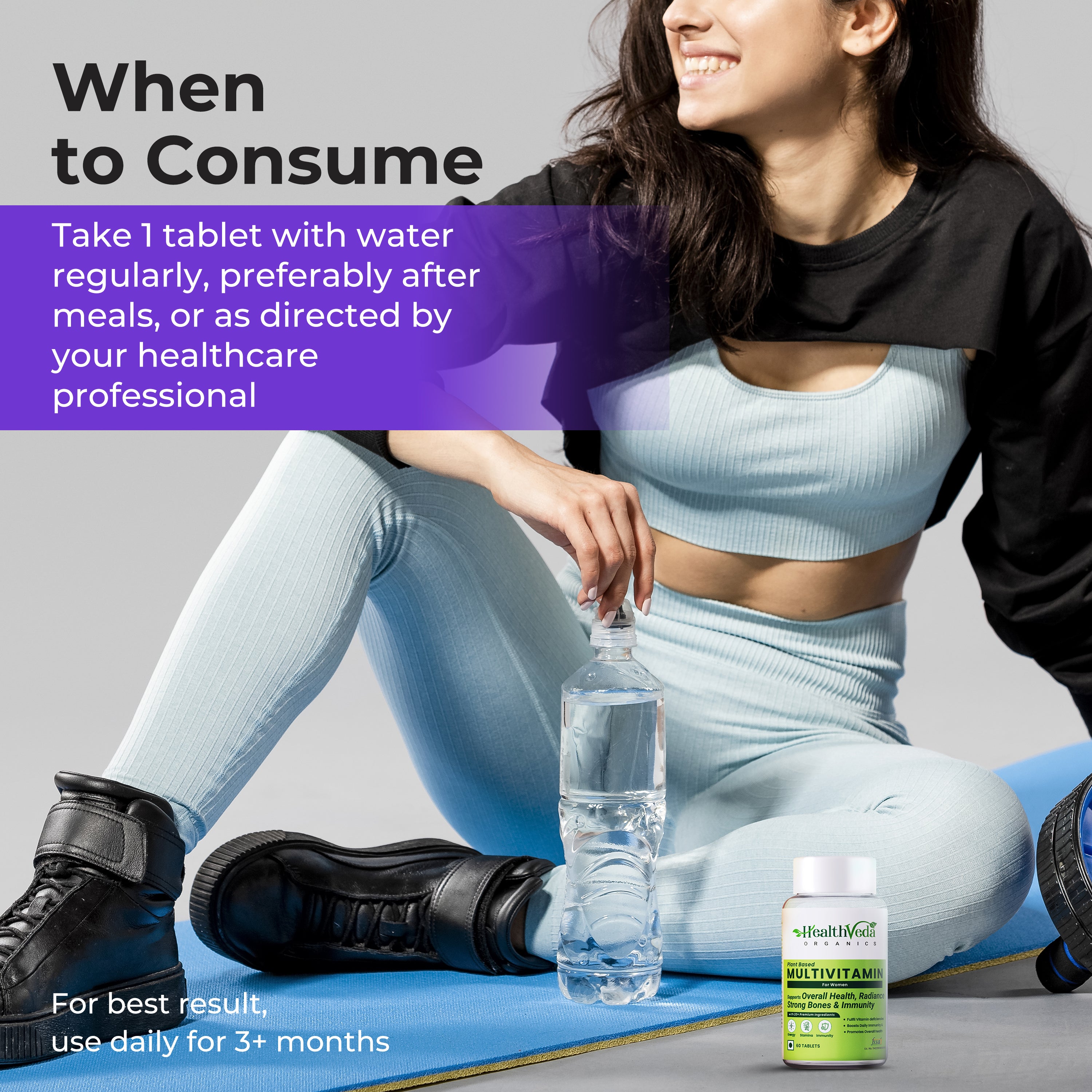 Health Veda Organics Multivitamin for Women Tablets For Women - Distacart