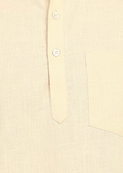 Fabmade Dune Linen Kurta - Distacart
