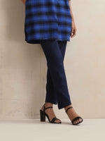 Thumbnail for trueBrowns Blue Check Winter Top