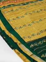 Thumbnail for House of Panchhi Navy Blue Pure Georgette Sequins And Thread Embroidery Lehenga Choli & Dupatta - Distacart