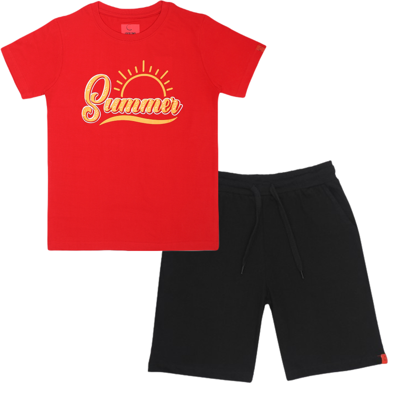 Chilins Kids Printed coord set - Distacart