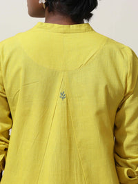 Thumbnail for trueBrowns Lime Cotton Linen Co-Ord Set