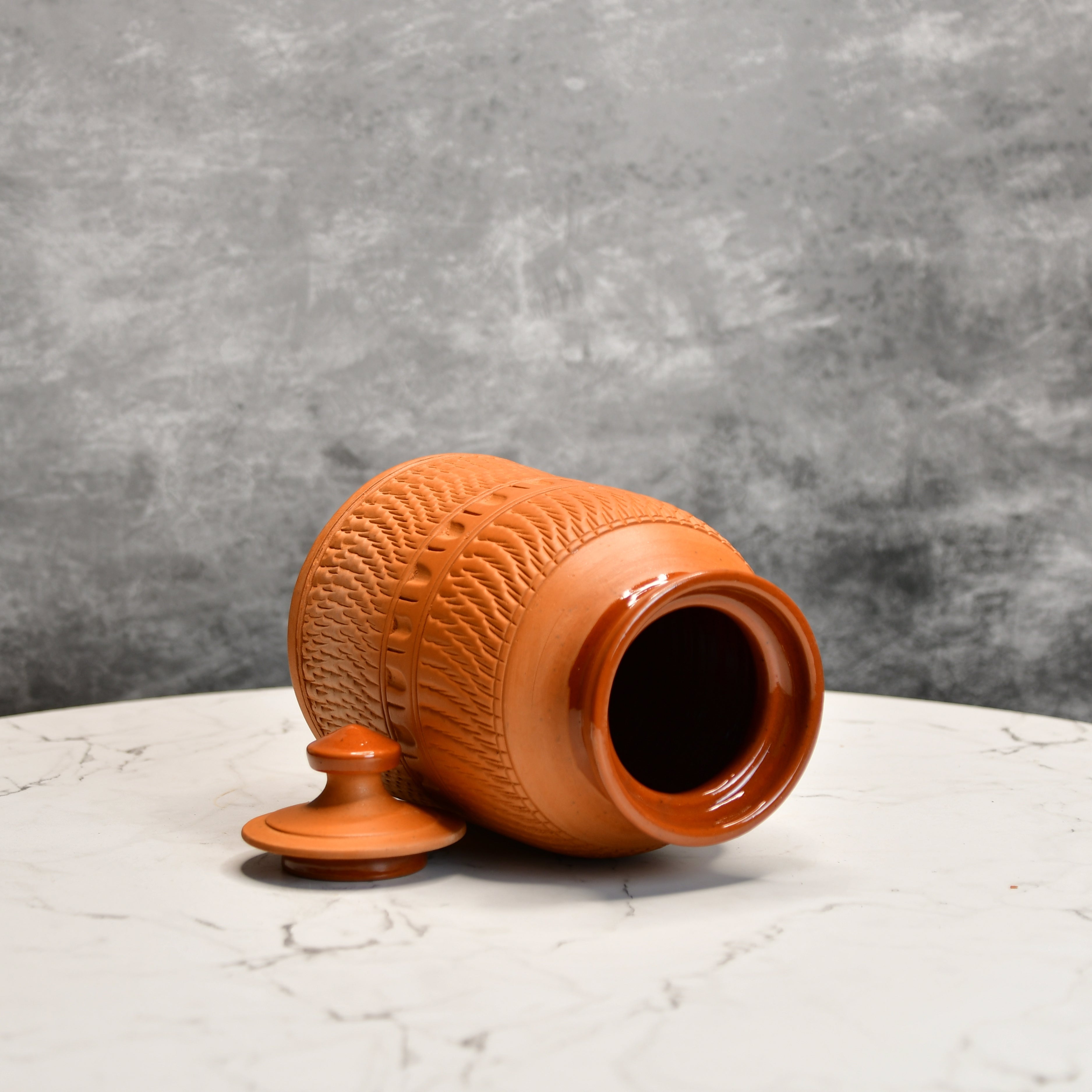 Sowpeace Premium Large Terracotta Storage Jar with Lid