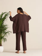 Thumbnail for trueBrowns Cola Cotton Dobby Relaxed Co-ord Set